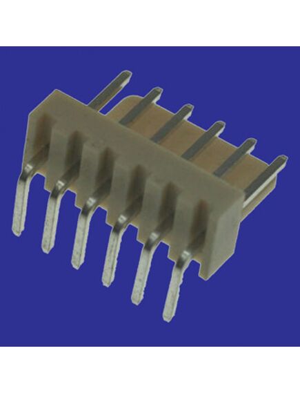 WF-06R PITCH 2.54MM, разъем типа провод-плата, вилка угловая, шаг 2.54 мм, 6 контактов