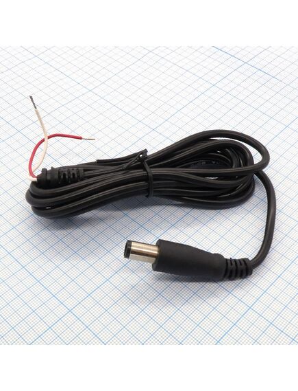 шт. 7.4*0.6pin провод 1.8м, штекер питания с проводом 0.25мм2 (24awg)