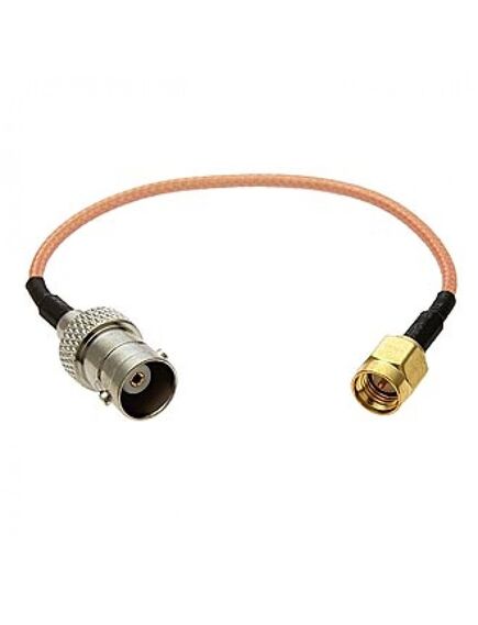 BNC-K-1.5-RG316-15CM-SMA-J-1.5, разъем высокочастотный bnc-k-1.5-rg316-15cm-sma-j-1.5, длина 15 см
