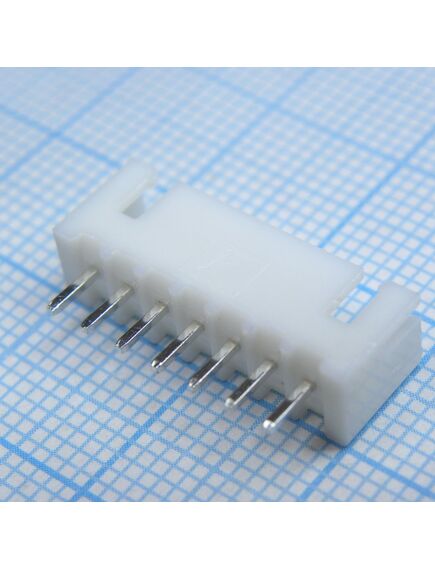 XH 07M 2.5mm, вилка в плату