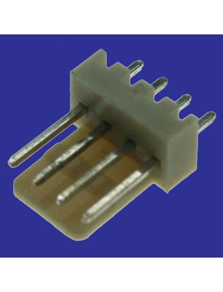 WF-04 PITCH 2.54MM, разъем питания 4 контакта, вилка прямая на плату, шаг 2,54мм