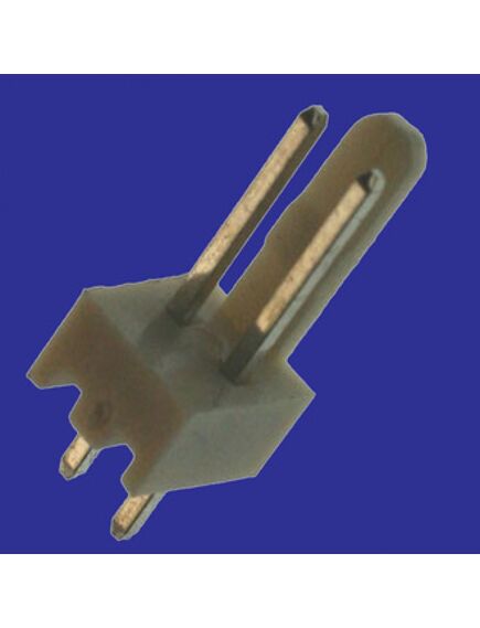 WF-02 PITCH 2.54MM, разъем типа провод-плата, вилка прямая, шаг 2.54 мм, 2 контакта