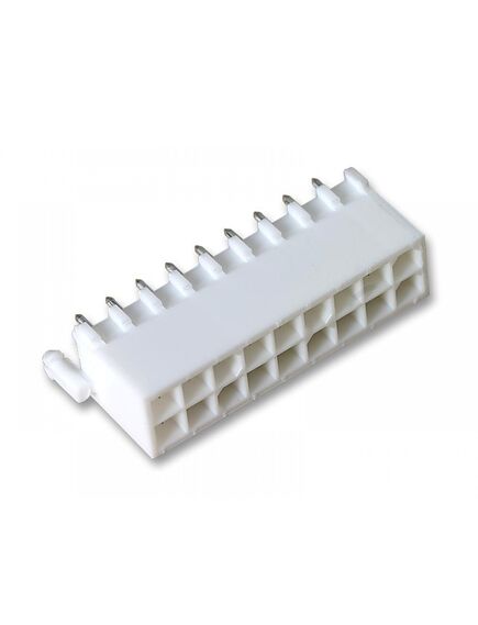 1-794069-1, прямоугольный разъем, серия mini universal mate-n-lok, 18 контакт(-ов), штекер, 4.14 мм