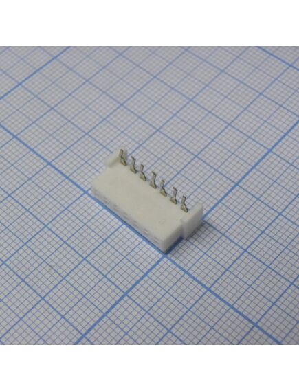 XH 07Fr 2.5mm розетка на плату угловая, розетка на плату угловая