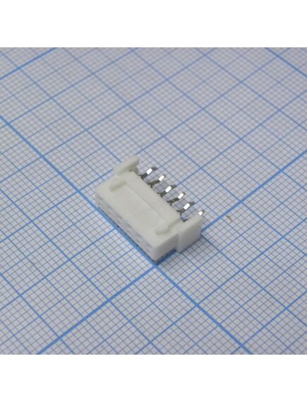 XH 06Fd 2.5mm розетка на плату, розетка на плату