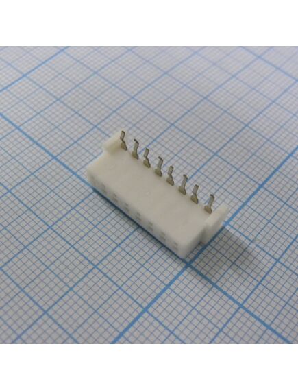 XH 08Fr 2.5mm розетка на плату угловая, розетка на плату угловая