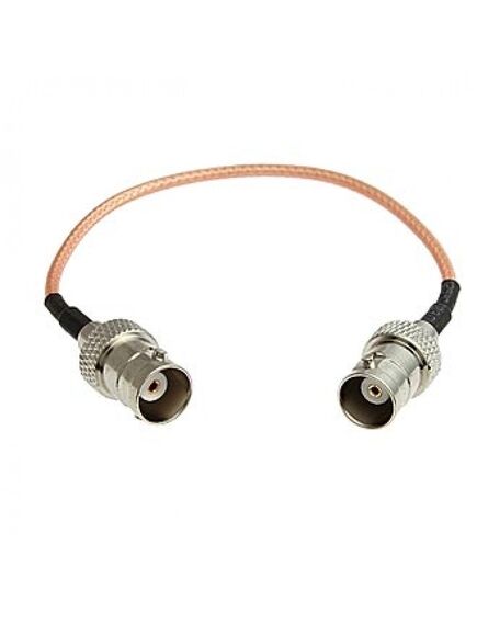 BNC-K-RG316-15CM-BNC-K-1.5, разъем высокочастотный, кабельная сборка bnc гнездо - bnc гнездо, длина 15 см