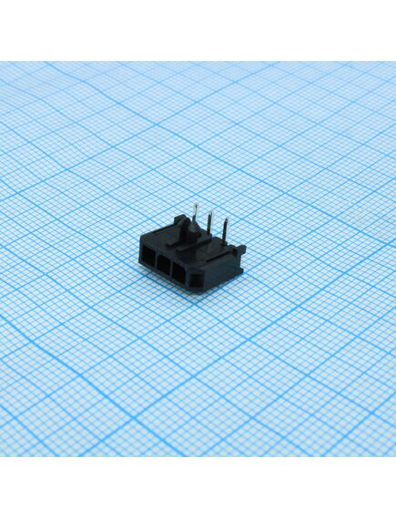 L-KLS1-XM1-3.00-1X03-R, 3.0mm pitch molex micro fit 3.0 wire to board connector,single layer,03 pins,right angle male pin