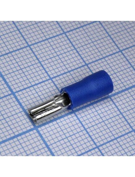FDD2-110(8) Blue, наконечник кабельный ножевой (гнездо) с изоляцией 0.8х2.8мм, сеч. пров. 1.5-2.5мм2