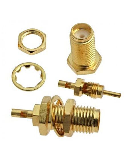 SMA-C1,13J, разъём высокочастотный, гнездо sma, крепление на панель