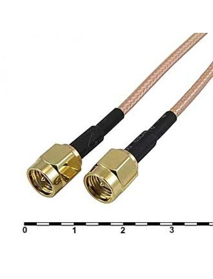 SMA-P/SMA-P-RG316-30CM, разъем высокочастотный, кабельная сборка sma штекер - sma штекер, длина 30 см