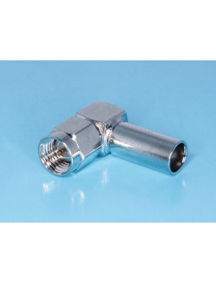 SMA 1112A6-NT50G-1-50, разъем sma вилка на кабель rg-58, обжимной, г-образный, amphenol