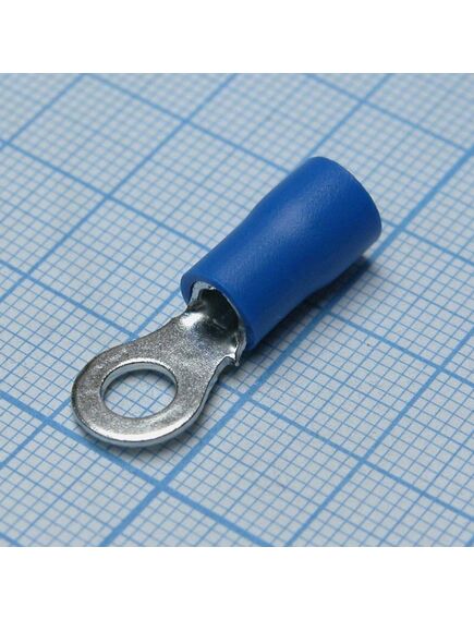 RV5.5-5 Blue, наконечник кабельный кольцевой с изоляцией d=5.3мм, сеч. пров.4.0-6.0мм2