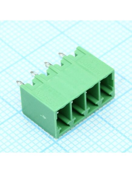 15EDGVC-3.5-04P-14-00A(H), разъемный клеммный блок на плату, 4 контакта. серия 15edgvc-3.5