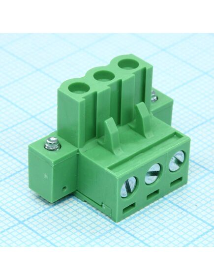 2EDGKM-5.0-03P-14-00A(H), разъемный клеммный блок, 3 контакта шаг 5.0мм