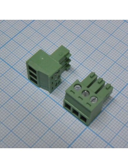 15EDGK-3.81-03P-14-00A(H), разъемный клеммный блок, 3 контакта. серия 15edgk-3.81