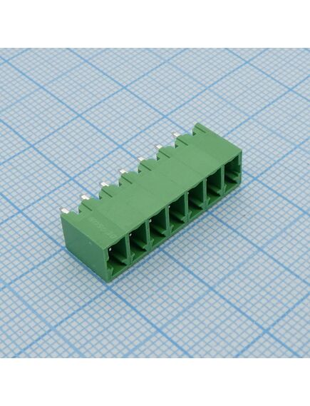 15EDGVC-3.81-07P-14-00A(H), разъемный клеммный блок на плату, 7 контактов. серия 15edgvc-3.81