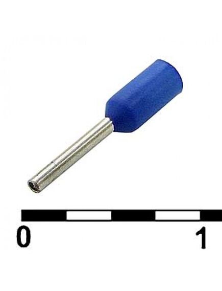 DN00206 BLUE (0.75X6MM), наконечник на кабель dn00206, синий, 0.75x6 мм