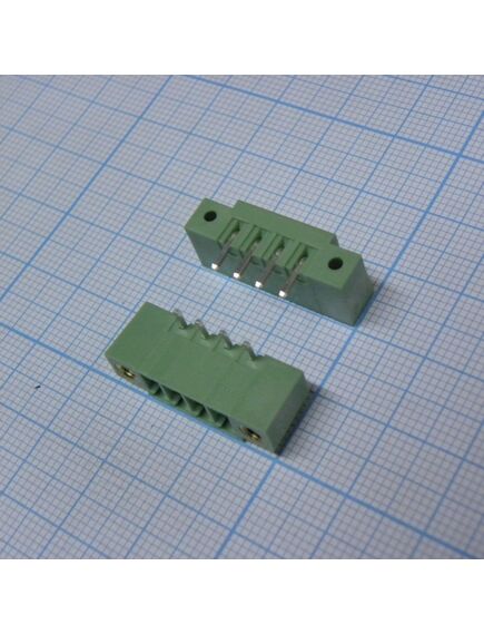 15EDGRM-3.5-04P-14-00A(H), разъемный клеммный блок на плату, 4 контакта. серия 15edgrm-3.5