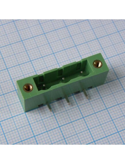 2EDGRM-7.62-03P-14-00A(H), разъемный клеммный блок на плату, 3 контакта. серия 2edgrm-7.62