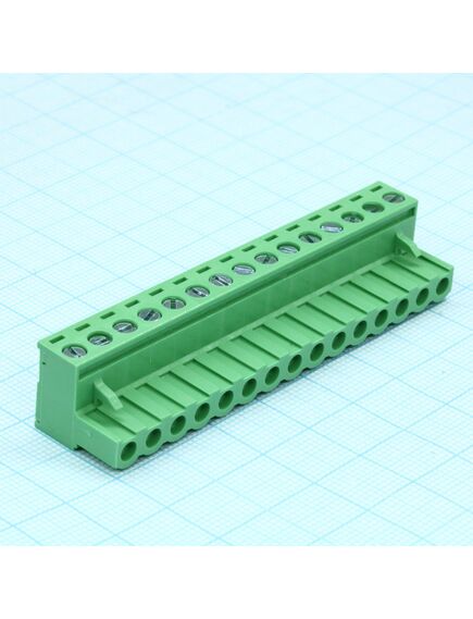 2EDGK-5.0-15P-14-00A(H), разъемный клеммный блок, 15 контактов. серия 2edgk-5.0