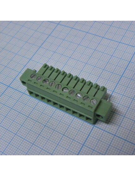 15EDGKM-3.5-10P-14-00A(H), разъемный клеммный блок, 10 контактов. серия 15edgkm-3.5