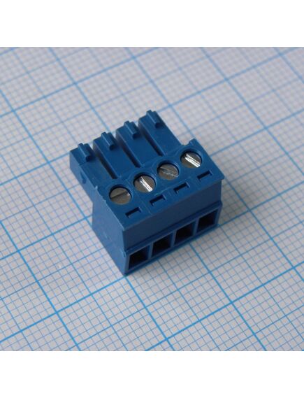 15EDGK-3.5-04P-12-00A(H), разъемный клеммный блок, 4 контакта. серия 15edgk-3.5