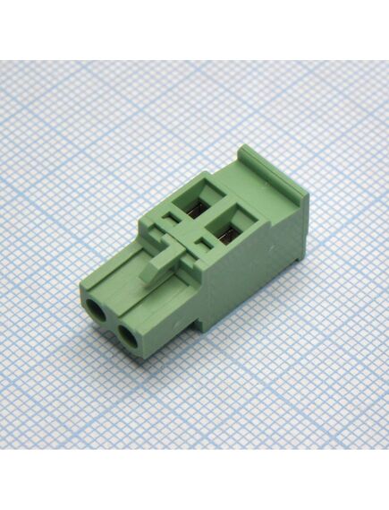 2EDGKA-5.08-02P-14-00A(H), разъемный клеммный блок 2 контакта шаг 5.08мм