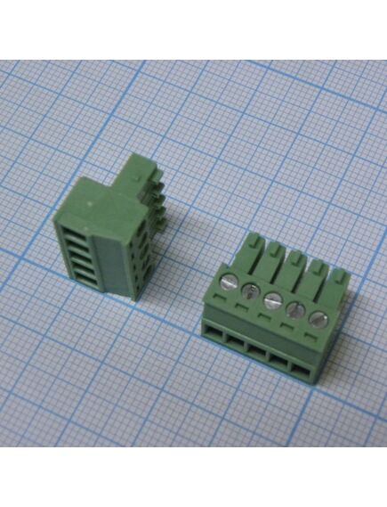 15EDGK-3.5-05P-14-00A(H), разъемный клеммный блок, 5 контактов. серия 15edgk-3.5