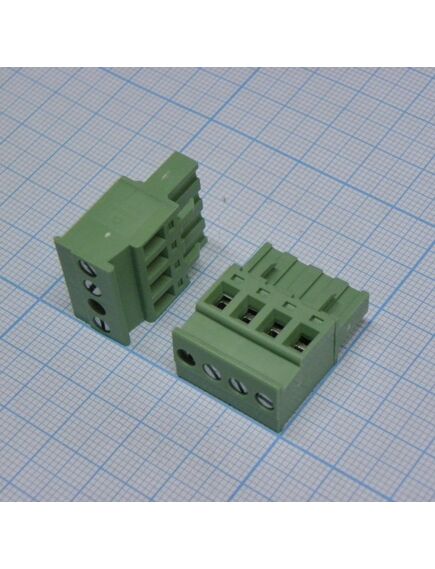 2EDGKA-5.08-04P-14-00A(H), разъемный клеммный блок 4 контакта шаг 5.08мм