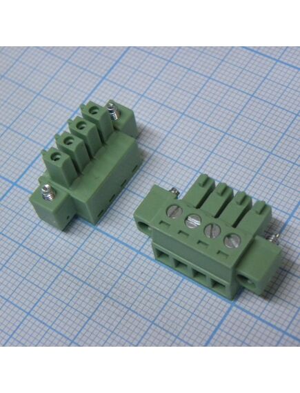 15EDGKM-3.81-04P-14-00A(H), разъемный клеммный блок, 4 контакта. серия 15edgkm-3.81