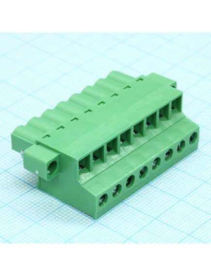 2EDGKCM-5.08-08P-14-00A(H), блок соединительный 8 контактов шаг 5.08мм зеленый