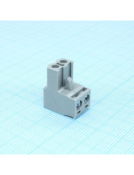 BCP-508- 2 GY, разъемы для печатной платы, номинальный ток: 12 a, расчетное напряжение (iii/2): 320 в, номинальное сечение: 2,5 мм?, полюсов: 2, размер шага: 5,08 мм, тип подключения: винтовой зажим с натяжной гильзой, цвет: сигнальный серый