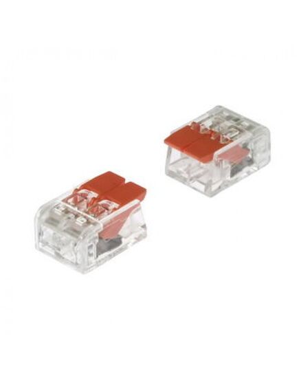 PCT-412 ORANGE, клемма зажимная соединительная безвинтовая 2 провода сечение 0.5-2.5 кв.мм