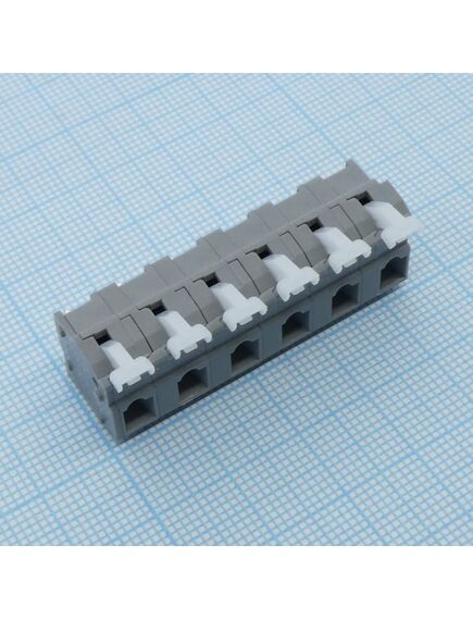 DG242V-7.5-06P-11-00A(H), нажимной, безвинтовой клеммный блок