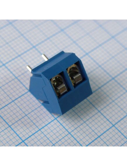 DG301S-5.0-02P-12-00A(H), винтовой клеммный блок с защитой провода, 2 контакта. серия dg301s-5.0