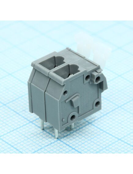 DG242V-5.0-02P-11-00A(H), нажимной, безвинтовой клеммный блок 2 контакта серия dg242v-5.0