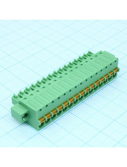 15EDGKDM-3.81-15P-14-00A(H), разъемный клеммный блок, серия 15edgkdm-3.81 15 контактов