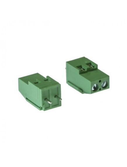 DG129-5.0-02P-14-00A(H), винтовой клеммный блок c рельефной обоймой, 2 контакта. серия dg129-5.0