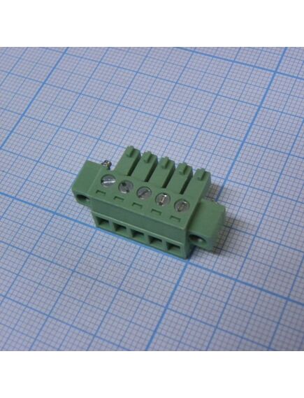 15EDGKM-3.81-05P-14-00A(H), разъемный клеммный блок, 5 контактов. серия 15edgkm-3.81