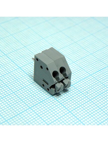 DG250-3.5-02P-11-00A(H), нажимной безвинтовой клеммный блок на 2 контакта. зажим типа торцевой контакт. серия dg250-3.5