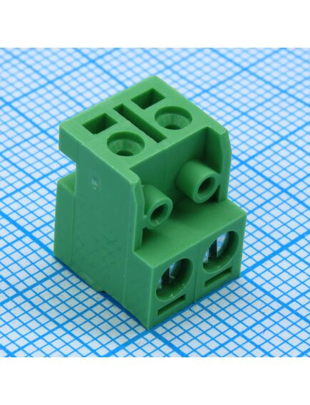 DG332W-5.0-02P-14-00A(H), винтовой клеммный блок с защитой провода, 2 контакта. серия dg332w-5.0