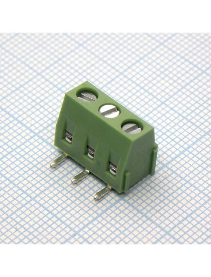 DG127R-5.0-03P-14-00AH, винтовой клеммный блок c рельефной обоймой, 3 контакта. серия dg127r-5.0