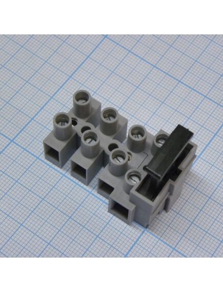 DG801-04P-11-00A(H), электромонтажный клеммник с предохранителем на 4 контакта