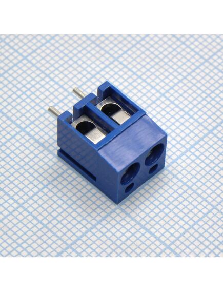 DG300-5.0-02P-12-00A(H), винтовой клеммный блок с защитой провода, 2 контакта. серия dg300-5.0