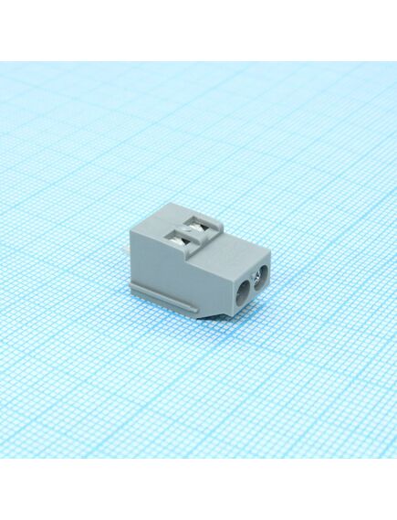 BC-508X18- 2 GY, клеммы для печатной платы, номинальный ток: 24 a, расчетное напряжение (iii/2): 400 в, номинальное сечение: 2,5 мм?, размер шага: 5,08 мм, полюсов: 2, тип подключения: винтовой зажим с натяжной гильзой