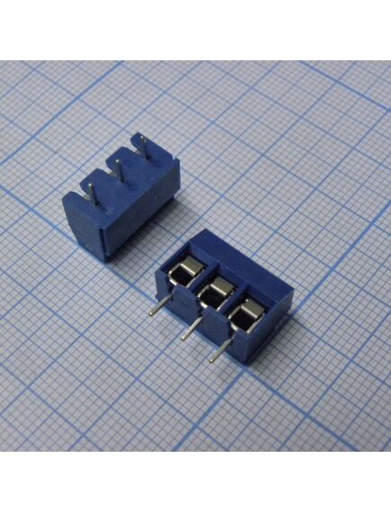 DG126-5.0-03P-12-00A(H), винтовой клеммный блок c рельефной обоймой, 3 контакта. серия dg126-5.0