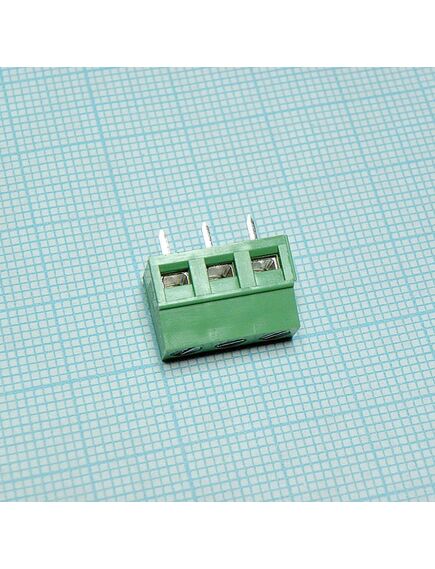DG127-5.0-03P-14-00A(H), винтовой клеммный блок c рельефной обоймой, 3 контакта. серия dg127-5.0