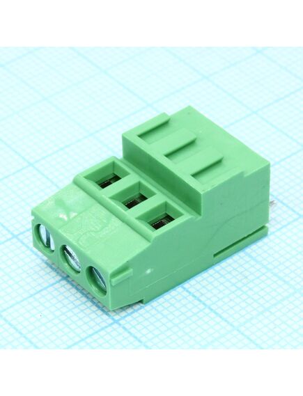 DG500H-5.0-03P-14-00A(H), винтовой клеммный блок c рельефной обоймой, 3 контакта. серия dg500h-5.0