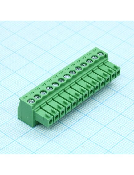 15EDGK-3.5-13P-14-00A(H), разъемный клеммный блок, 13 контактов. серия 15edgk-3.5